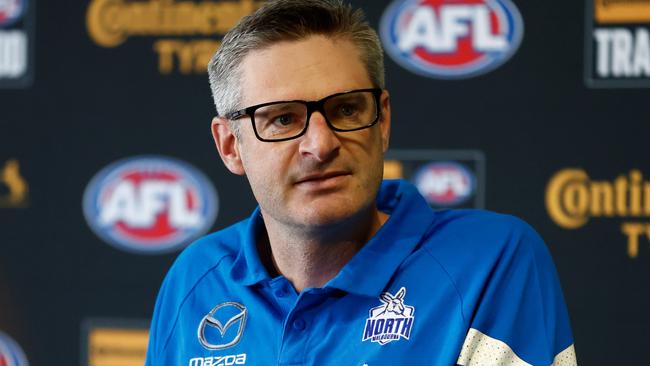 Roos GM of Football Brady Rawlings. (Photo by Michael Willson/AFL Photos via Getty Images)