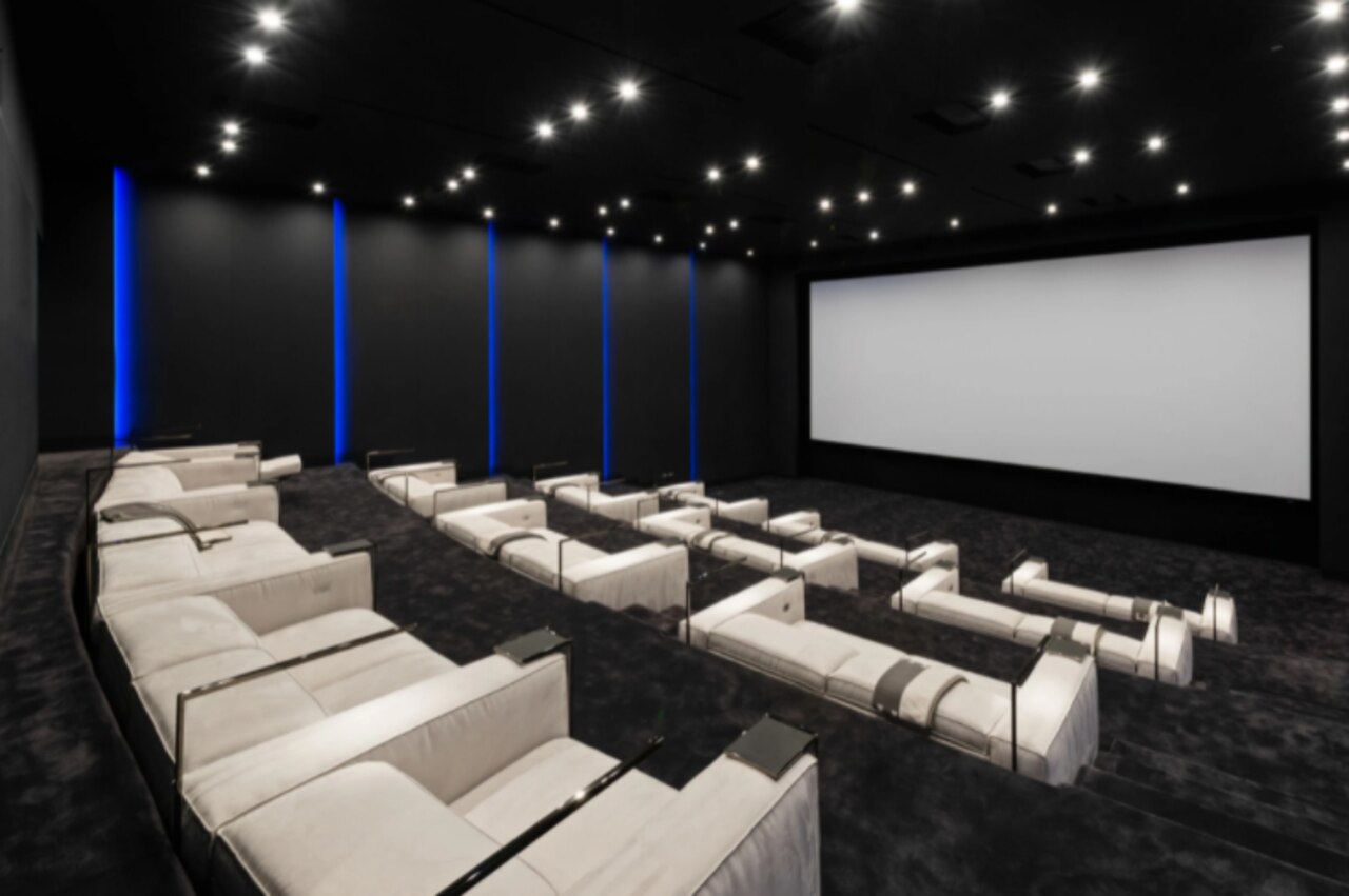 The Los Angeles lair also has a movie theatre. Picture: Marc Angeles via New York Post