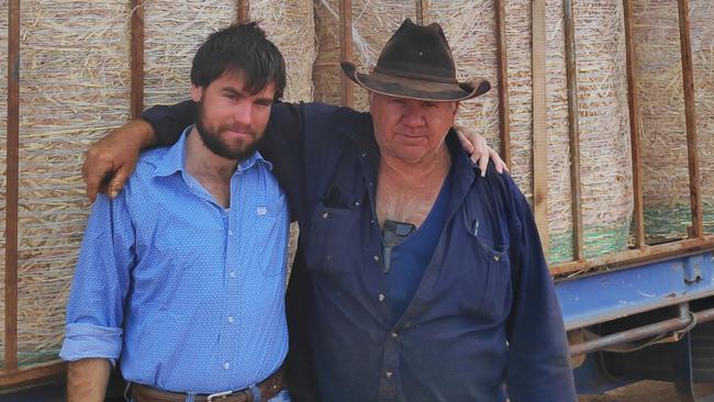 Former Sutherland Station owner Bob Kohler with his son Zac.