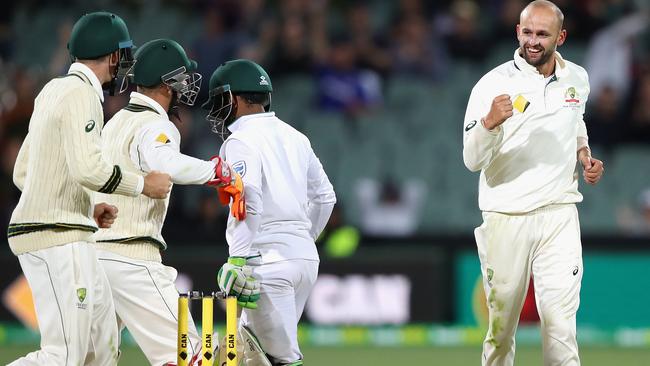 The ever popular spinner David Lyon during the Third Test against South Africa. Picture: Getty Images