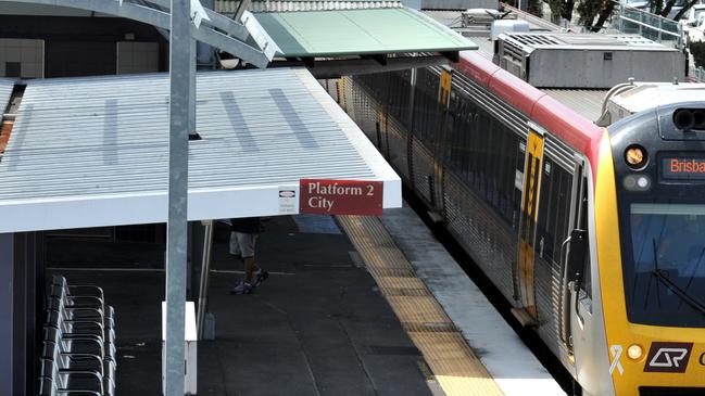 Woodridge train station, where the men met the girls they are accused of raping.