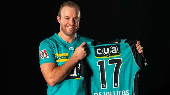 AB De Villiers will join Brisbane Heat for six games plus finals.