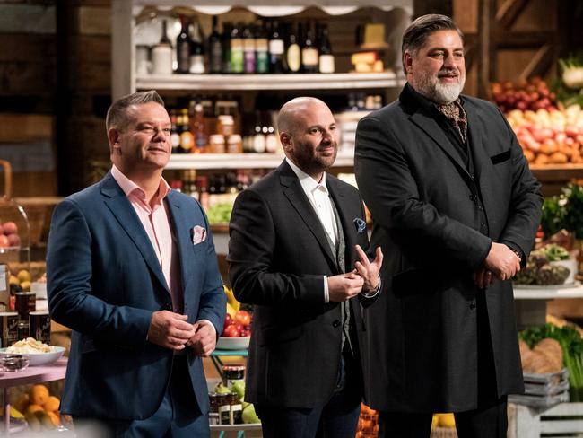 Gary Mehigan, George Calombaris and Matt Preston have announced they are reuniting for a special event. Picture: Supplied/Ten