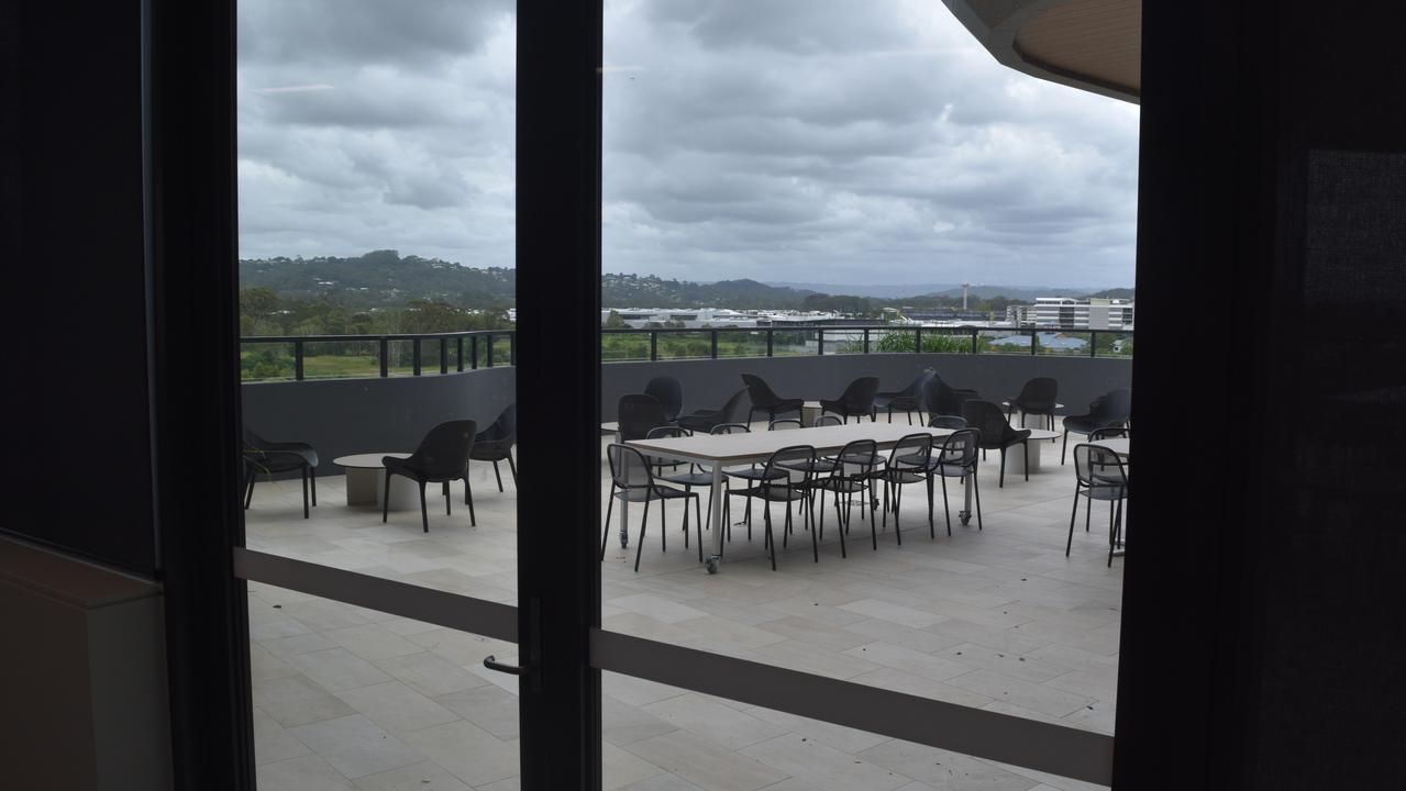 An outside seating area. Picture: Sam Turner