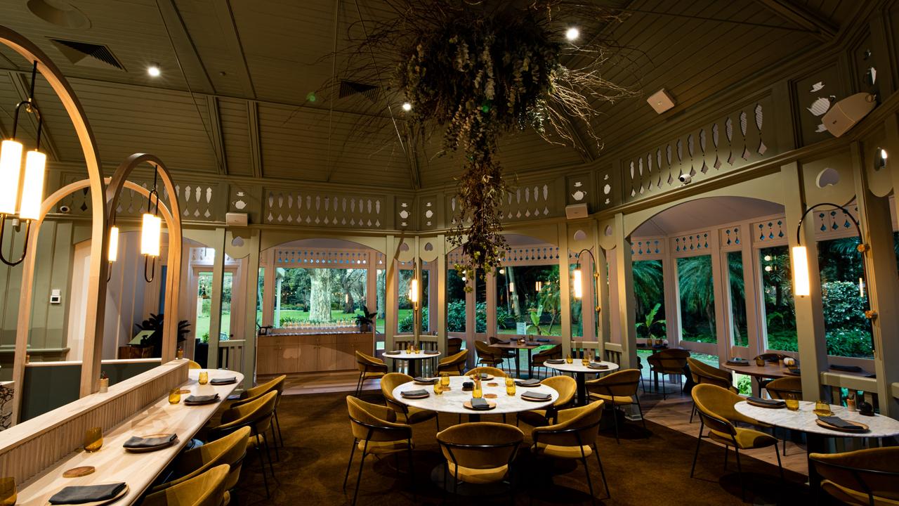 Dining room at Restaurant Botanic. Picture: Jon Wah