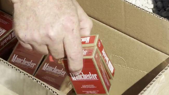 Almost $1 million worth of illicit tobacco products have been seized by Consumer and Business Services and SAPOL in the past two weeks. Picture: Supplied