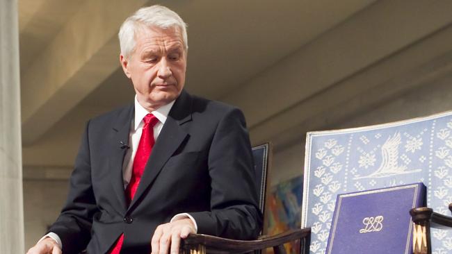 Thorbjørn Jagland was scheduled to meet Gates and Epstein at the latter’s townhouse when he was chairman of the Nobel Peace Prize committee. Picture: AFP