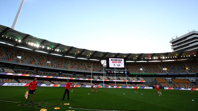 The Gabba in Brisbane is a front-runner to host the AFL grand final