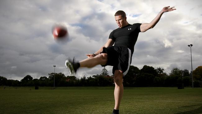 Jy Bond, son of Richmond great Graeme Bond, spent time on the US football scene as a punter.