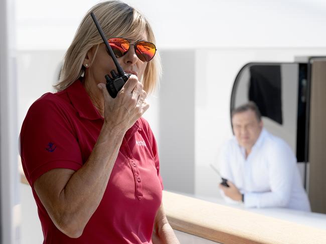 Captain Sandy Yawn is back for another season of Below Deck Mediterranean. Picture: Fred Jagueneau/Bravo