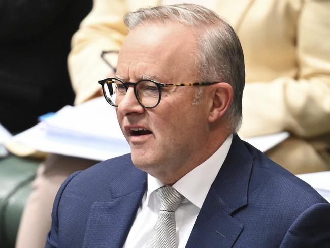 CANBERRA, AUSTRALIA, NewsWire Photos. MARCH 25, 2024: Prime Minister Anthony Albanese during Question Time at Parliament House in Canberra. Picture: NCA NewsWire / Martin Ollman