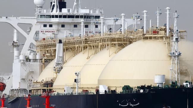 Australia supplies 40 per cent of Japan’s liquefied natural gas.