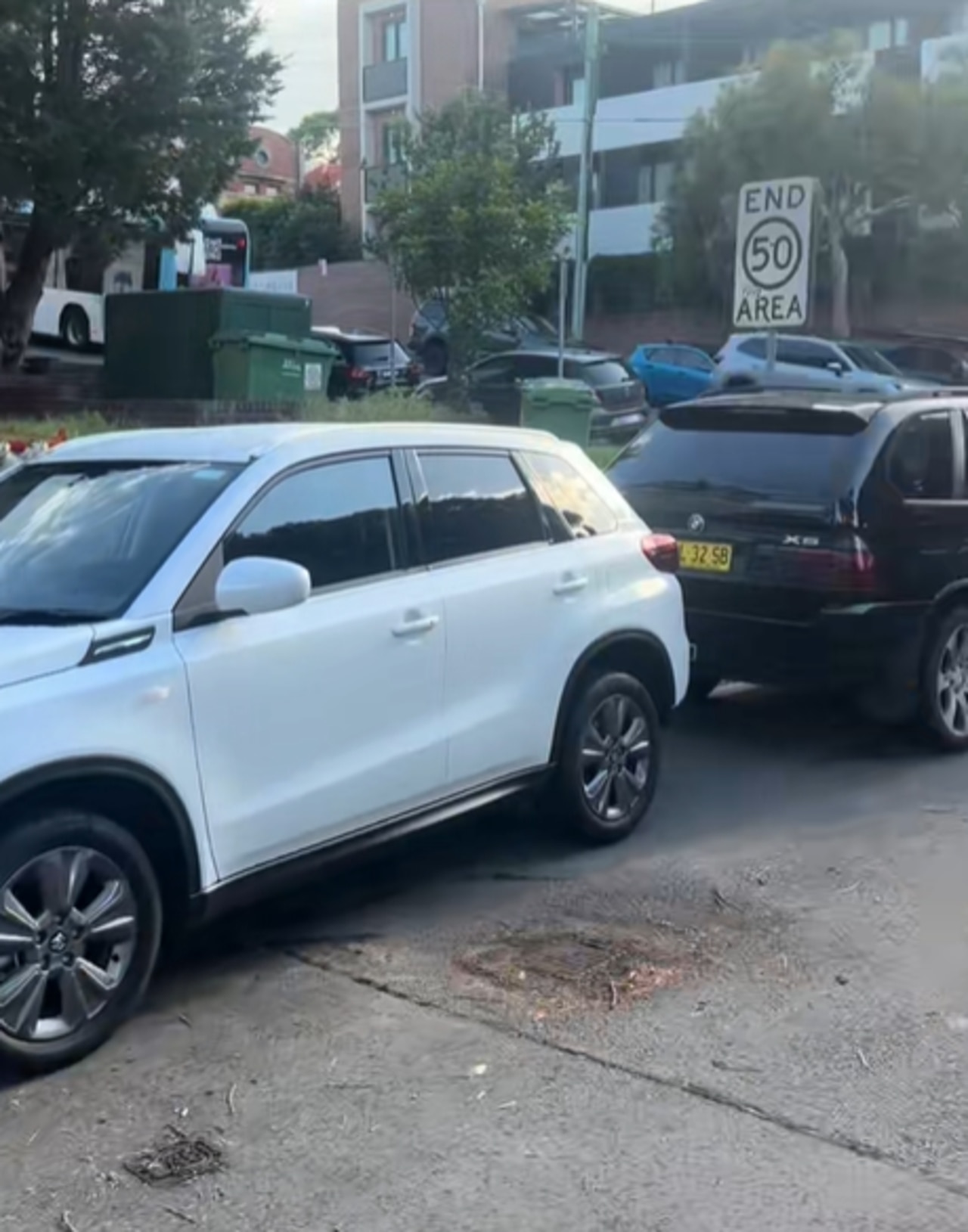 A British expat has been fined $272 for parking the wrong way.