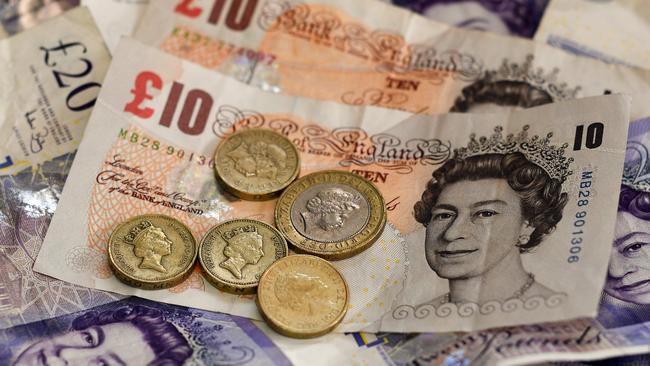 The British pound has slumped against the US dollar.