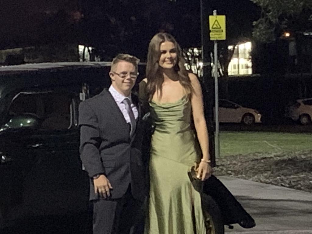 The students arrive at the St James Lutheran College formal.