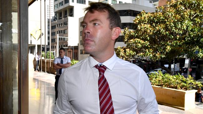 Nick Warby arriving at the Downing Centre Local Court in Sydney in January 2020. Picture: AAP Image/Joel Carrett.