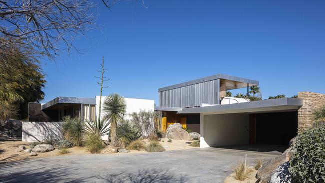 The Kaufman house, designed by Richard Neutra in 1946, is considered one of the most important examples of modernist residential architecture in the US. Picture: Supplied