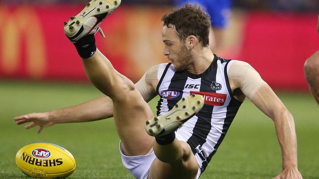 James Aish was squeezed out of the Magpies. Picture: Michael Klein