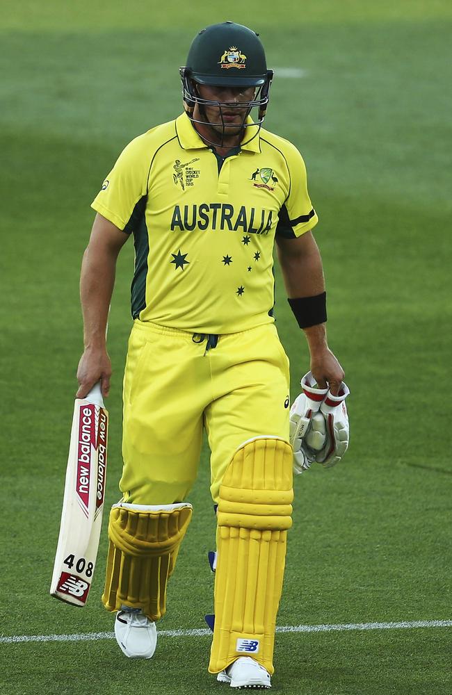 Aaron Finch has been out of touch since his first-up century against England.