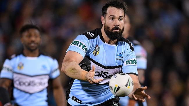 Woods switched from Canterbury to Cronulla mid-season. AAP Image/Dan Himbrechts.