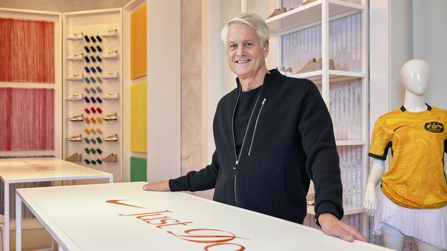 John Donahoe, CEO of Nike Inc., was in Australia this week and sees a big future. Picture: Brett Hemmings