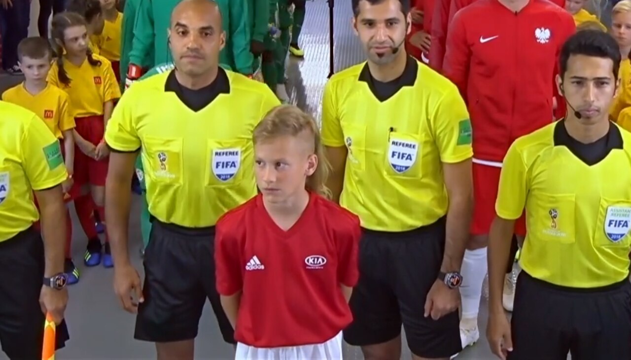 This ball boy has won the internet with his outrageous mullet