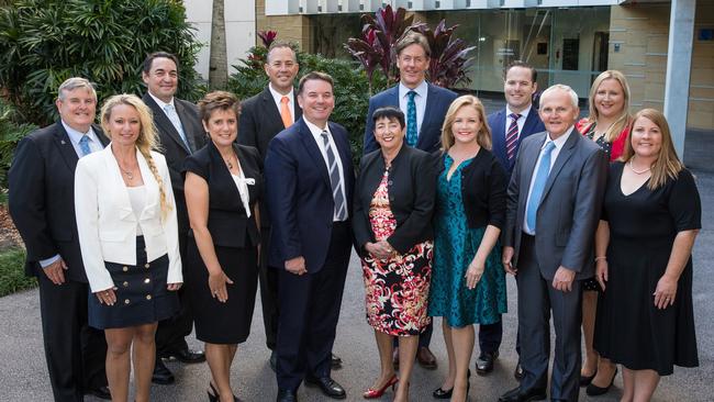 The former Logan City Council, Laurie Smith, Trevina Schwarz, Phil Pidgeon, Lisa Bradley, Steve Swenson, Luke Smith, Cherie Dalley, Darren Power, Laurie Koranski, Jon Raven, Russell Lutton, Stacey McIntosh and Jennie Breene.