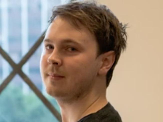 University of Newcastle graduate Harrison Dempsey works as a design manager at Atlassian. Picture: Supplied.
