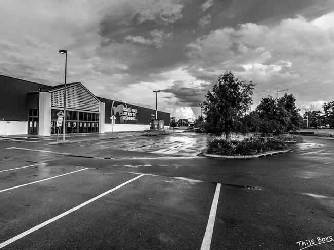 There was not a tradie in sight at the Palmerston Bunnings. PHOTO: Thijs Bors