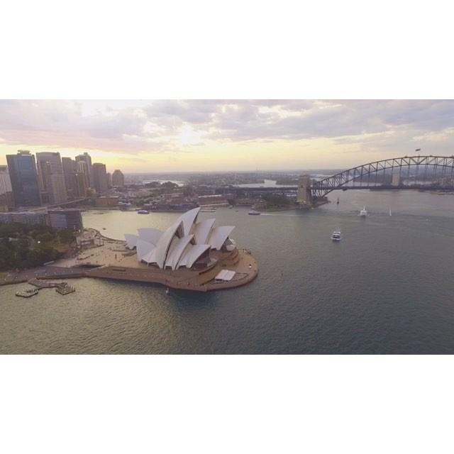 AU NSW:    Sydney Harbour Shines at Sunset in Majestic Drone Footage   November 29