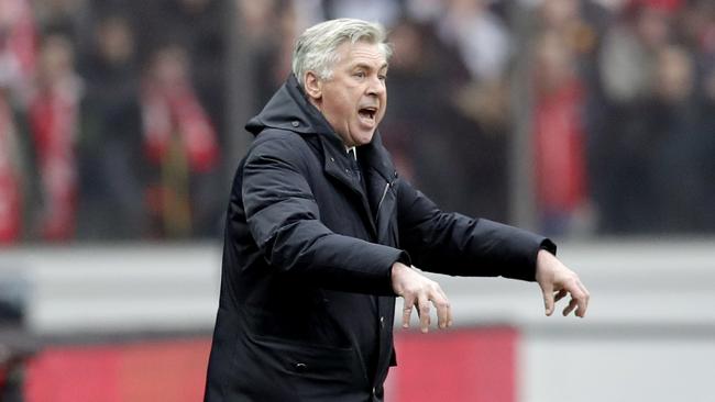 Bayern's head coach Carlo Ancelotti.