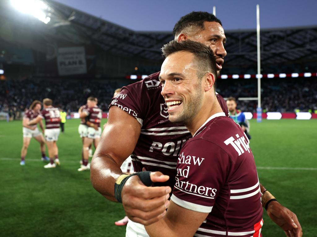 Luke Brooks finally has his first finals win. Picture: Cameron Spencer/Getty Images