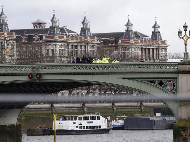 Westminster Bridge, where the woman fell into the River Thames. Picture: Getty