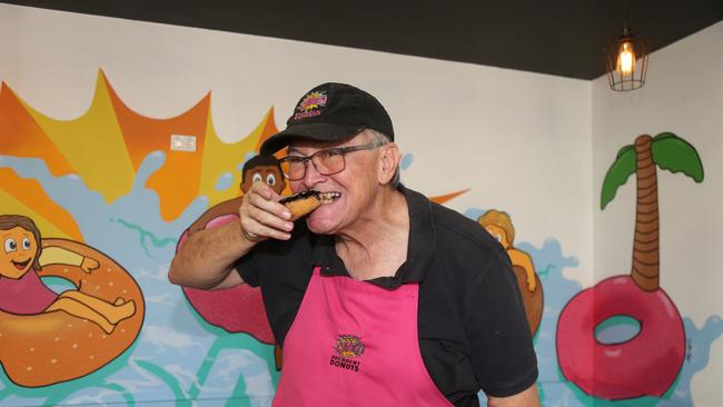 OMG Decadent Donut franchisee Ray Burton will celebrate National Donut Day by raising funds for Australian suicide prevention charity Gotcha4Life. A portion of doughnut sales between June 7 and June 9, will be donated to the charity. Photo: Catherine Duffy.