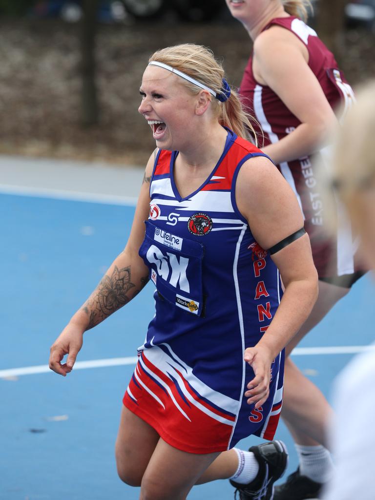 A Grade netball GDFL: Bell Post Hill v East Geelong Bell Post Hill Goal keeper Brooke Sheppard Picture: Mark Wilson