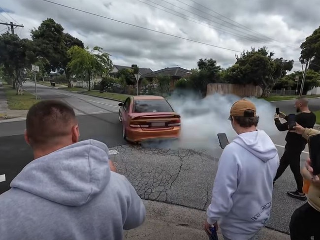 The YouTube sensation got a true dose of Dandenong as he toured the suburb he rates as Melbourne's toughest hood. Picture: YouTube