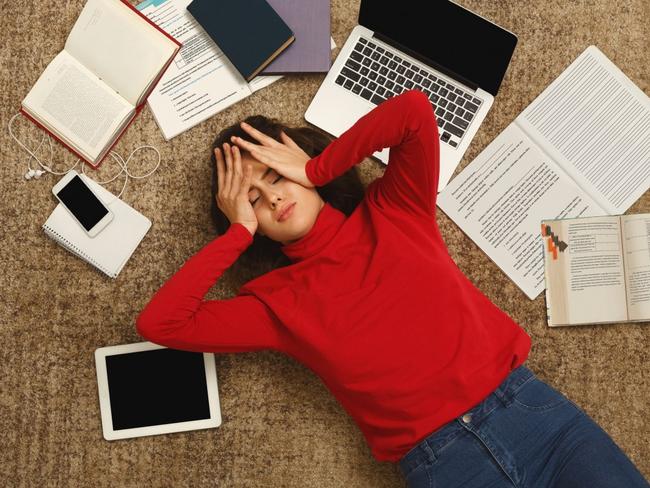 Anxiety is having an increasing effect on students – and the rest of the population. Picture: istock