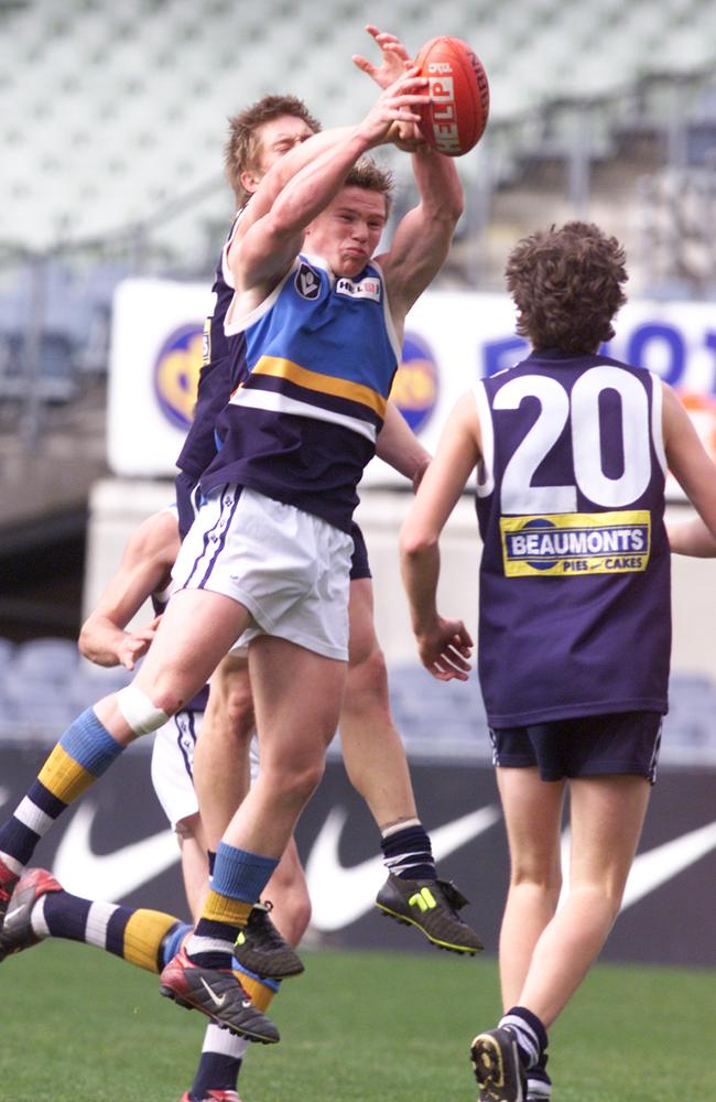 Sylvia in his TAC Cup days with the Bendigo Pioneers from where he was drafted to Melbourne with Pick No.3 in the 2003 national draft.