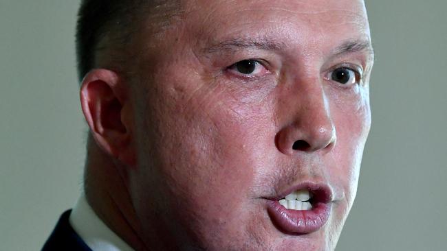 Peter Dutton is standing firm on the decision to strip Prakash’s citizenship despite claims it is unlawful. Picture: AAP 