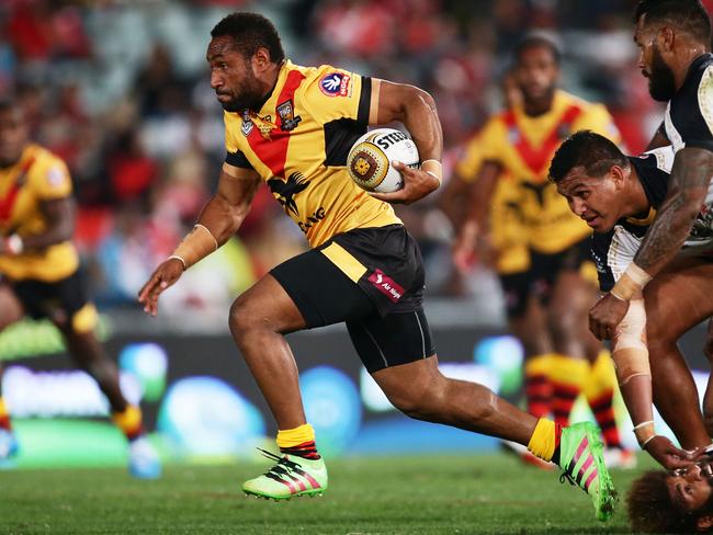 Justin Olam thinks the NRL should wait before basing an expansion team in Papua New Guinea. Picture: Getty Images