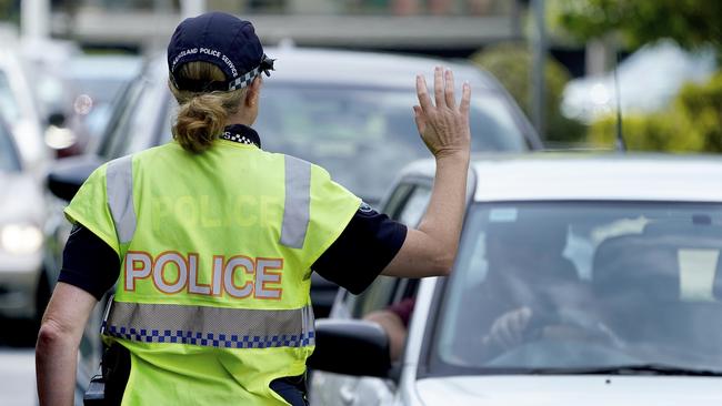 Police are out in force this Easter long weekend making sure everyone stays home. Picture: AAP Image/Dave Hunt