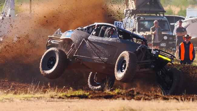 Action from Prologue Day at the 2024 Finke Desert Race. Picture: Supplied