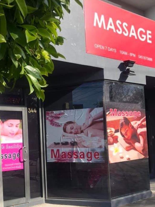 Sunny Massage as the rebranded Healthy Massage.