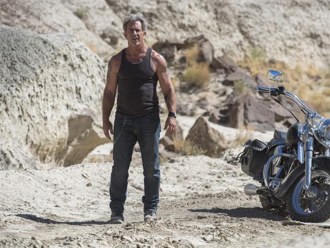 Mel Gibson delivered the goods in his latest film. Picture: Supplied.