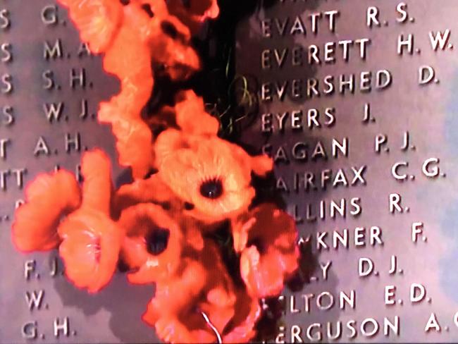 ANZAC DAY 2020. WAR MEMORIAL SERVICE IN CANBERRA.