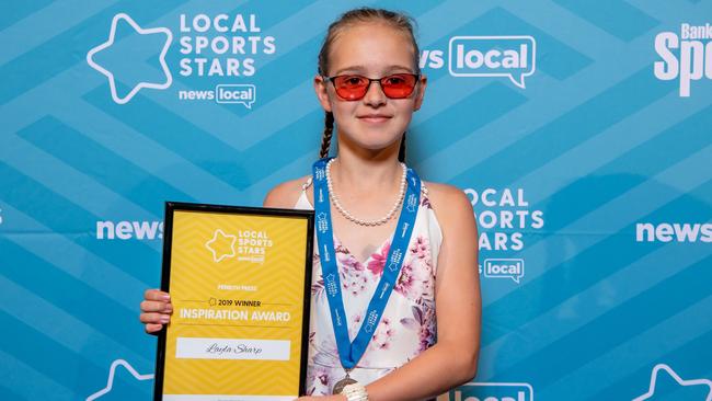 Layla Sharp was a 2019 Inspiration Award Winner at the NewsLocal sport star awards.