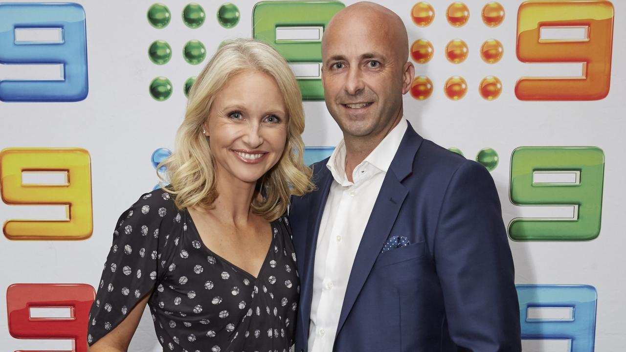 Matt Scriven, pictured with Livinia Nixon, has left Nine. Picture: Supplied/Channel 9