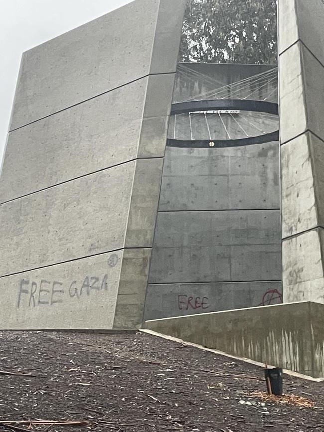 Police are investigating the graffiti. Picture: Supplied/ABC