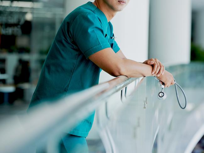 Generic stock images of stressed medical students and nurses to accompany NewsWire feature. Picture: iStock