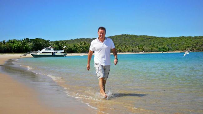 STILL WAITING: Tower Holdings CEO Terry Agnew on Great Keppel Island. Picture: Megan Lewis